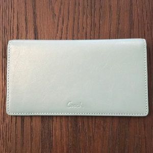 Coach checkbook cover